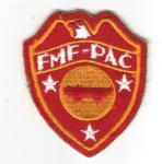 WWII USMC Patch FMF PAC DUKW White Back