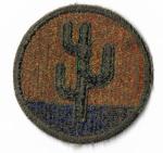 WWII Patch 103rd Infantry Division Green Back