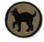 WWII 81st Infantry Division Patch White Back