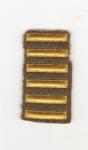 WWII Overseas Service Stripes Six