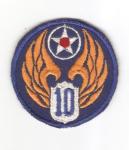 WWII 10th USAAF Army Air Force Patch Variant