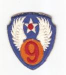 WWII 9th USAAF Army Air Force Patch