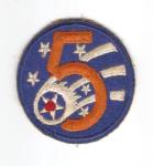 WWII 5th USAAF Air Force Patch