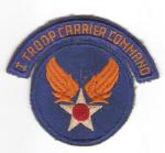 USAAF Army Air Force Tab I Troop Carrier Command
