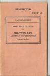 WWII FM 27-15 Military Law Domestic Disturbances