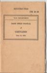 WWII Field Manual FM 23-30 Grenades 1942