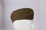 WWII OD Wool MP Garrison Cap