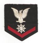 WWII Navy USN PO3 Quartermaster Rate 1944