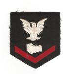 WWII USN Navy Photographer PO3 Rate Patch
