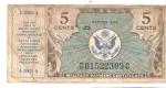 US Military Script MPC 5 Cents Series 472