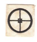 WWII USN Navy Gun Pointer Rate Insignia Patch