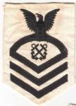 WWII USN Boatswains Mate CPO Rate Patch Anchor