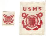 USMS Merchant Marine Maritime Service Patches