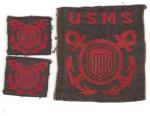USMS Merchant Marine Maritime Service Patches