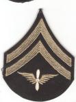 WWII Army Air Corps AAF Corporal Chevron