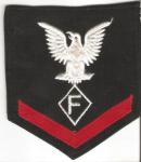 WWII USN PO3 Firecontrol Rate Patch