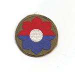 WWII 9th Infantry Division Patch