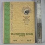 WWII 128th USN Construction Battalion CB Tour Book