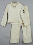 WWII USN Navy White Jumper Trousers Shore Patrol
