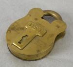 Navy USN Federal #9 Four Brass Levers Lock