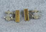 WWII USN Navy Aviation Cadet Rank Insignia Pair