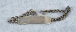 WWII era Army ID Bracelet Sterling 