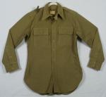 WWII Army OD Officers Wool Field Shirt 