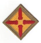 WWII 4th Coastal Artillery Patch Ribbed Weave