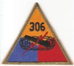 WWII 306th Armored Tank Battalion Patch