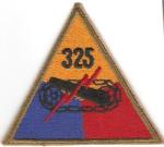 WWII 325th Armored Tank Battalion Patch