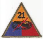 WWII Patch 21st Armored Division