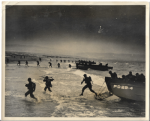 WWII Coast Guard Press Photo Invasion Maneuvers