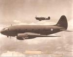 WWII Photo C-46 Transport Plane 1st Flight 1942