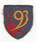 WWII 93rd Chemical Mortar Battalion Patch