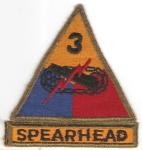 WWII 3rd Armored Division Patch