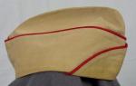 WWII Khaki Artillery Enlisted Garrison Cap