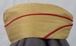 WWII Khaki Artillery Enlisted Garrison Cap 7 1/8