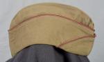 WWII Khaki Engineer Enlisted Garrison Cap 7