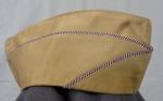 WWII Khaki Medical Medic Garrison Cap Named