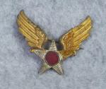 WWII AAF Winged Star Sweetheart Pin Sterling