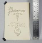 WWII Christmas Menu 19th Field Hospital Iran