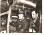 WWII P-38 Lightning Pilot in Cockpit Photograph