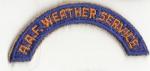 WWII AAF Weather Service Patch Rocker