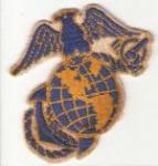 WWII USMC Marine EGA Patch Blue