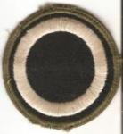 WWII 1st Corps Patch OD Edge