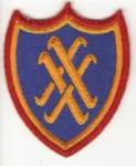 WWII Patch 20th Corps