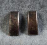 WWII 1st Lieutenant Insignia Pair Meyer