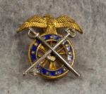 WWII Quartermaster Officers Collar Pin